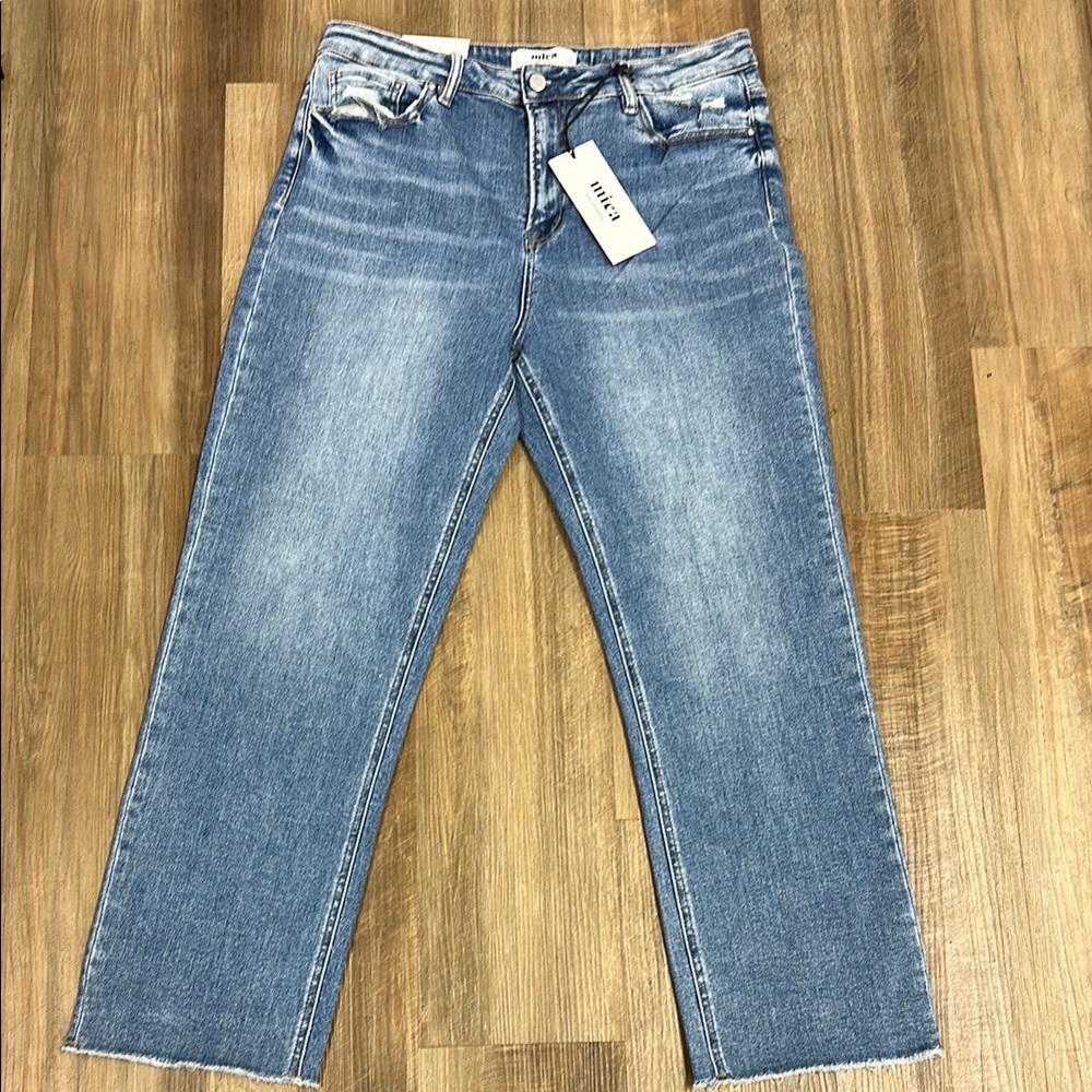 NWT Mica high rise straight leg jeans Sz 32